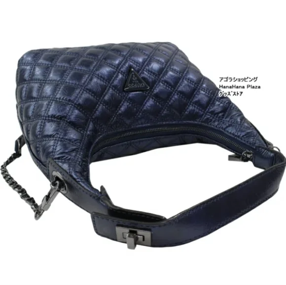 GUESS Cessily Convertible Hobo Crossbody – Midnight Blue NWT - Picture 8 of 16
